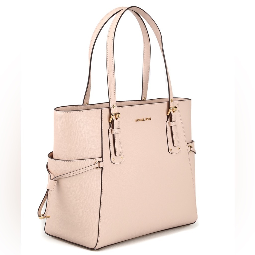 MICHAEL KORS Handbag Voyager Bag EW Tote Leather Bag Soft Pink AUTHENTIC NWT